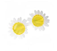 Generico Art the Clown Sunflower Glasses - Terrifier Costume Accessories, Adult Halloween Cosplay Funny Clown Sunglasses (White)
