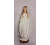 Generico Arte Sacra Caravaggio Statua della Madonna di Knock cm 30 (11,81 inches) in marmo resina piena decorata a mano di produzione artigianale italiana