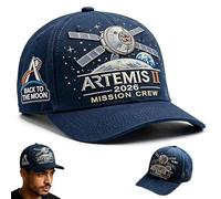 Generico Artemis II Lunar Mission Commemorative cap, Space Exploration Adjustable Printed Baseball Hat for Men & Women