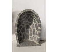 Generico ArteSacraCaravaggio Grotta per statua artigianale in pietra cm 41 x 30 realizzata interamente a mano di produzione artigianale italiana