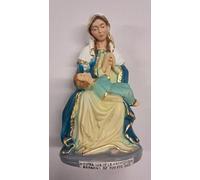 Generico ArteSacraCaravaggio Statua della Madonna Nostra Signora della Provvidenza cm 23 (9,05 inches) in marmo resina piena decorata a mano di produzione artigianale italiana