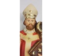 Generico ArteSacraCaravaggio Statua di Sant' Agostino cm 32 (12,59 inches) in marmo resina piena decorata a mano di produzione artigianale italiana