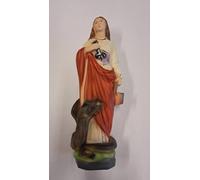 Generico ArteSacraCaravaggio Statua di Santa Marta cm 30 (11,81 inches) in marmo resina piena decorata a mano di produzione artigianale italiana