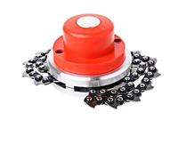 Generico Articolo for tagliaerba Testina di Taglio for Tosaerba Decespugliatore a Batteria Resistente all'Usura Testina di Taglio for diserbo(1Pcs Orange)