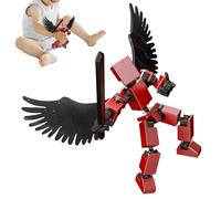 Generico Articulated Action Figures - Interactive Educational Building | Action Figures Kids Learning Games - for Kids Adults Family Home School Travel Camping Play Birthday Holiday