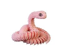 Generico Articulated Snake Model - Flexible Joint Figure | Realistic Snake Toy with Movable Segments, Articulated Reptile Ornament with Bendable Body, Desk Decoration for Study Living Room