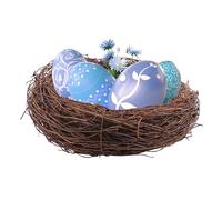 Genérico Artificial Bird Nest Decorations - Rattan Birds Nests Craft | Birds Nests Decoration | Easter Bird Nest Warm Breathable Artificial BirdNest Products for Home, Courtyard, Wedding