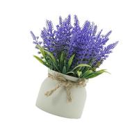 Generico Artificial Flower Potted - Elegant Artificial Flowers Plants, Fake Potted Plants, Small Artificials Flower Potteds | Indoor Outdoor Desktop Decorations Farmhouse Faux Plant For Dining Room