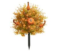 Generico Artificial Flowers With Stakes Non Fading Artificial Pumpkin