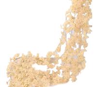 Genérico Artificial Ghirland - Vite decorativa 135 teste di seta | Fiore finto per matrimoni, feste, giardino e decorazioni per la casa | Linee rosa di champagne