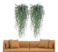 Generico Artificial Hangable Plants, 2-Piece Faux Eucalyptus Greenery, Realistic UV-Resistant Wall Decoration For Living Room, Patio, Home, Indoor, Wedding, Garden, Bathroom, Bedroom,30x9.84x5.91 In