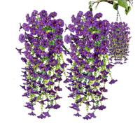 Generico Artificial Petunia - Silk Flower Bouquet, Lifelike Design with Vibrant Colors, Soft Fabric with Realistic Petals, Home Decor Accessory, Indoor Decoration for Table Centerpiece