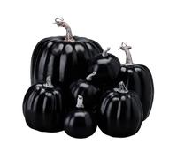 Generico Artificial Pumpkin, Faux Foam Harvest Pumpkins Set, Vegetable Decor, Lightweight and Reusable Design, Fall, Farmhouse, Indoor, Outdoor, Thanksgiving, Autumn Party, Home, Porch