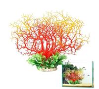 Generico Artificial Reef Plants - Aquarium Decoration Set, Water Vegetation with Coral Effect, Fade Resistant, Tank Scenery, Fish Plants for Home Office Hotel Apartment Styling Enhancement