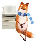 Generico Artisan Crafted - Miniature Creature Statues, Humorous Figures with Textured Coats, Resin Decorations with Painted Details, Desktop Ornament for Display Setting, Collectible Animals