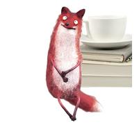 Generico Artisan Crafted - Miniature Creature Statues, Humorous Figures with Textured Coats, Resin Decorations with Painted Details, Desktop Ornament for Display Setting, Collectible Animals