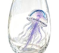 Generico Artisanal Blue Ringed Octopus Glassware, Glass Tumbler