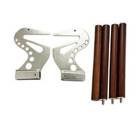 Generico Artist Hand Support Bridge - 2 Pieces Metal Stand Wrist Table Tool