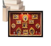 Generico Artistic Silhouette Box - Mini Museum for Home Charm | Handmade Table Decor with Frame Kit, Collectors Display for Bedroom Study Nursery Bedside Apartment Desk Bookcase Wedding