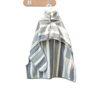 Genérico Asciugamano da bagno per cani | Borsa ad asciugatura rapida - Coperta assorbente in microfibra a righe per il bagno dopo il nuoto cucciolo soggiorno casa doccia spiaggia