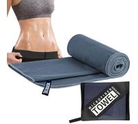 Genérico Asciugamano da viaggio in microfibra | Asciugamani leggeri in microfibra Dry | Lenzuolo da bagno morbido super assorbente per l'addestramento della doccia zaino Pilates Pool Swim Yoga Beach