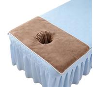 Generico Asciugamano per Viso per Lettino da Massaggio | Asciugamano per Lettino Spa con Foro Viso,Telo per riposo su lettino da massaggio | Per Hotel Viaggio Appartamento Casa Salone Clinica Asilo