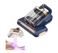 Generico Aspirapolvere portatile 2025 Clean, aspirapolvere ultra pulito da 13 kPa for materassi, con UV e ultrasuoni, doppio filtro HEPA, contenitore for la polvere trasparente(Blue)