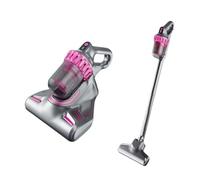 Generico Aspirapolvere Senza Fili 4 in 1 Scopa Elettrica 120 W Senza Sacco Ricaricabile Luce UV Antiacaro Pulizia Casa Auto Tende Divano con Accessori