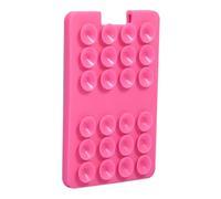 Genérico Aspirazione Cup Card Holder for Phone, Adhesive Cellphone Mount with 24 Suction Cups, Strong Grip Phone Holder for Wall, Mirror, Shower & Window