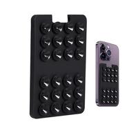 Genérico Aspirazione Cup Card Holder for Phone, Adhesive Cellphone Mount with 24 Suction Cups, Strong Grip Phone Holder for Wall, Mirror, Shower & Window