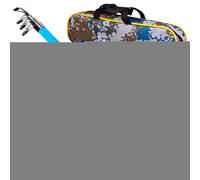 Generico Asta per la per Bambini, Attrezzatura da per Bambini 8-14 | TECCOPICA MORSO CHIECO con BAGGI,Combo di Pesce e Bobine Traspiranti per l'usura per Il Campeggio, Escursioni, Zaino in Spalla