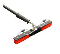 Generico Asta per la Pulizia di finestre Ultra Lunga - Spazzola e Asta per la Pulizia di Pannelli solari - Estensibile Fino a 5,5 Metri con Filtro dell'Acqua in Linea per Una Pulizia efficiente di pa