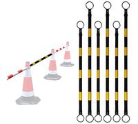 Generico Aste di prolunga telescopiche per Barriere a Cono Stradale, Ideali per parcheggi, attraversamenti pedonali, Sicurezza e Controllo della Folla: Una Soluzione Regolabile, Resistente, Facile da