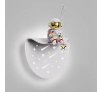 Generico Astronaut Wall Lights Fixture Compatible with Bedroom Dimmable LED Wall Sconce Modern Bedside Wall Mounted Lamp, Lampadario da soffitto