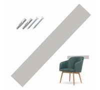 Generico ASTROPLASTIC | Fasce Battisedia in Plexiglass-Acrilico pmma TRASPARENTE e COLORATO per Protezione Parete Muro | Installazione tramite VITI incluse (Grigio, cm 80x15)