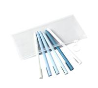 Generico Astuccio Chiaro Portapenne Organizer Trasparente Impermeabile Per