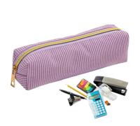 Generico Astuccio Con Cerniera,Astuccio Estetico | Portapenna Tinta Unita in Velluto a Coste per Studenti Penne Righello | Marker Blocco Note