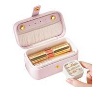Genérico Astuccio da viaggio per gioielli con diversi scomparti | Portagioie da viaggio, organizer per accessori da donna, crociera, aereo, palestra, viaggi d'affari