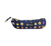 Generico Astuccio Emoticon Bustina Piatta 22x6cm Portapenne Scuola Università Ufficio Pop