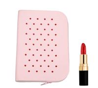 Generico Astuccio impermeabile, Custodia con fori impermeabili in silicone di grande capacità per matita, Astuccio portatile per casa, scuola, aula, simpatico portapenne per il posto di lavoro