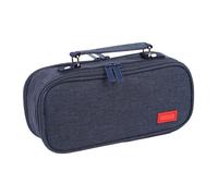 Genérico Astuccio Matite Di Grande Capacità - Astuccio Scuola Multilivello Grande,Borsa per Utensili D'Arte Biblioteca Studio Casa Aula Ceramica Artigianato Esterno Scrivania, Blu navy, Consulte la