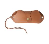 Generico Astuccio Morbido per Guanti,Borsa da Viaggio in Pelle PU con Cinturino | Borsetta portaocchiali - Ideale per Viaggio, Giacca, Ufficio, Casa, Palestra, Zaino, Auto,