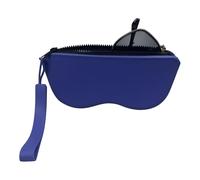 Generico Astuccio Morbido Per Occhiali, Portaocchiali In Silicone, Astuccio Con Cerniera E Cordino Per Uso Quotidiano Viaggi Spiaggia Vacanze Sci Piscina