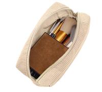 Genérico Astuccio per adolescenti, borsa in velluto a coste per il trucco - porta utile scuola per penne marcatori insegnanti donne ufficio scuola istituto