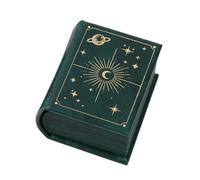 Genérico Astuccio per anelli di proposta - Organizzatore di gioielli a forma di libro | Astuccio con chiusura magnetica - per donne, proposta, compleanno, viaggio, Natale e fidanzamento