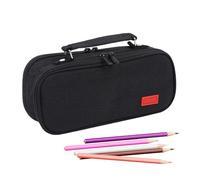 Generico Astuccio Per Matite Con Scomparti - Portatile Borsellino Per Matite Con Manico | Borsa Penne per Casa Dormitorio Laboratorio Ceramica Scrivania Esterno Artigianato Biblioteca