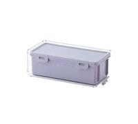 Generico Astuccio per matite in plastica dai colori pastello, con ampia capienza e coperchio a scatto, ideale per gli studenti come contenitore per la cancelleria scolastica