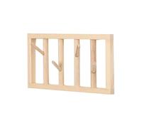 Generico Attaccapanni a Muro - Portaoggetti in Legno Girevole 360° | Attaccapanni In Legno A Muro - Per Borse Cappelli Chiavi Ingresso Soggiorno Camera da Bagno Cucina