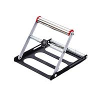 Generico Attacco for Supporto for Rullo for da Tavolo Regolabile, for for troncatrice for Macchina Taglio, Compatibile con Telaio for la Lavorazione del Legno(Gray)