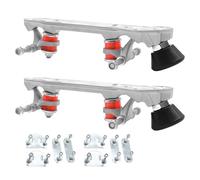 Generico Attacco per Pattini a rotelle per Scarpe | Piastra a rulli a Doppia per Skateboard e Scooter - per la Modifica delle Scarpe per Pattini da deriva, utenti Domestici e aziendali | Base ro